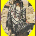 Chunky Ethnic Poncho