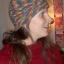 Woolly Hat - Rainbow head